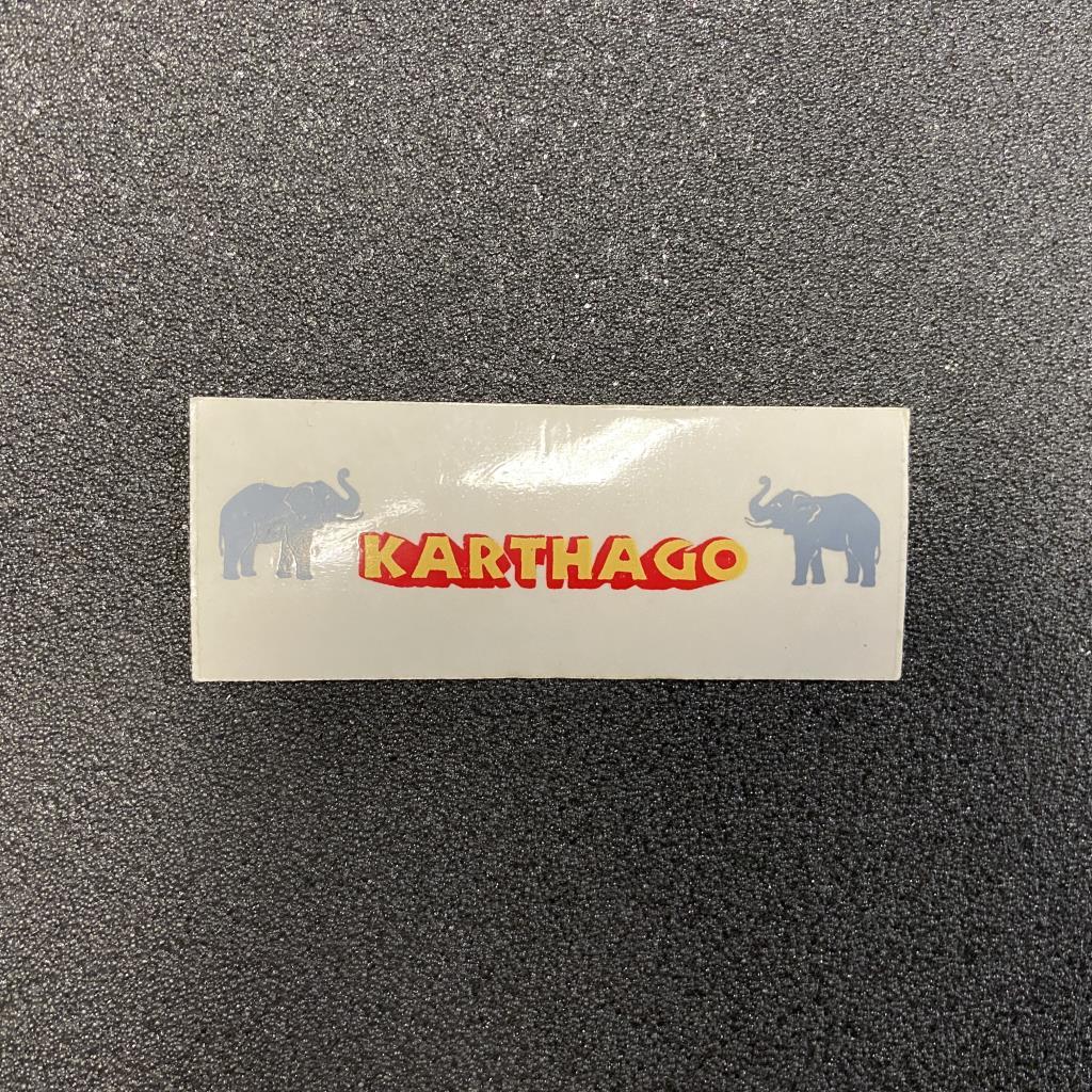 Karthago: Logo fehér matrica